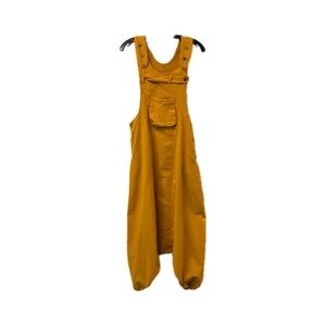 Kids Mustard Yellow Overalls
